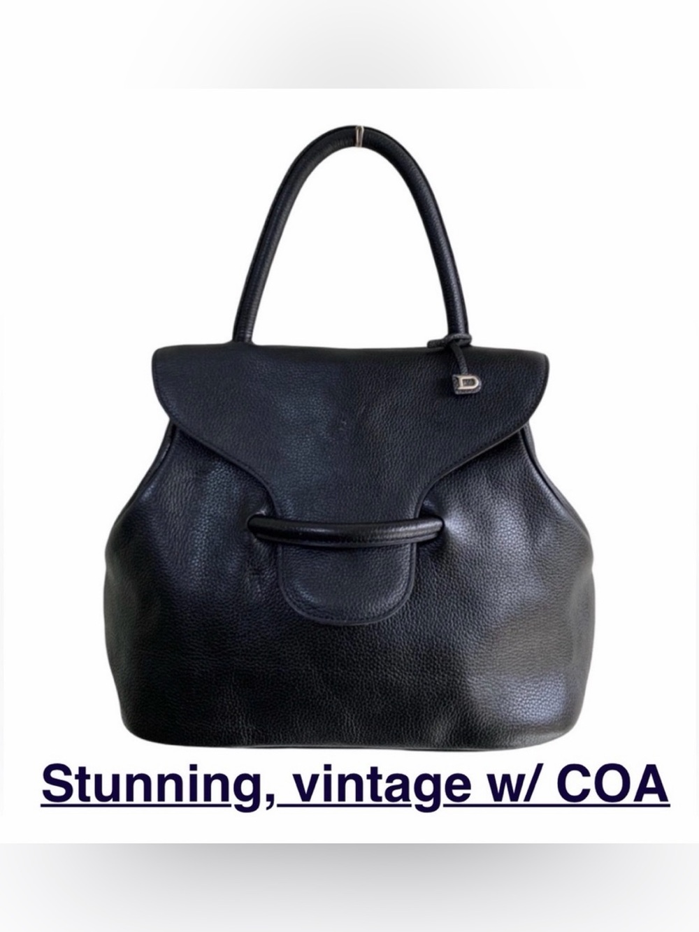 Delvaux Vintage Baltimore GM | Box Calf Leather | Stunning + Authenticated